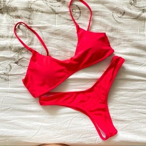 Hot Pink Bikini Set